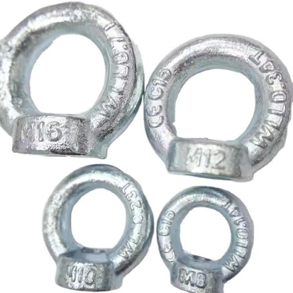 Nucleo DIN 582 de óculos pesados de aço carbono galvanizado para elevação de âncora