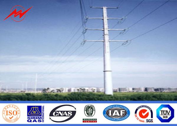 Pólos de aço pólo de serviço público de aço da energia eléctrica do pólo da eletricidade com braços transversais
