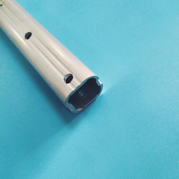 100% QC Testing Industrial Aluminum Round Tube Extruded Support Column Section Bar