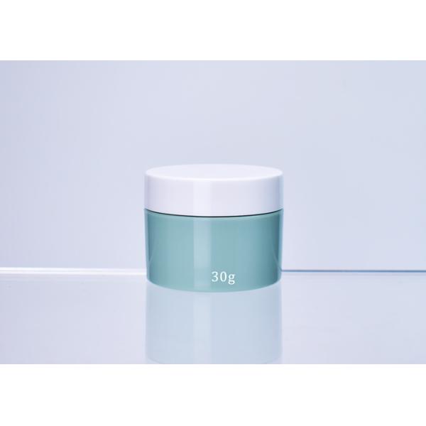Classic Empty 1OZ custom Round plastic PP cream jar with Thick Heavy wall for Skincare Face cream with PCR available