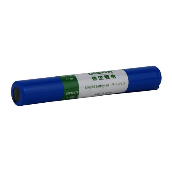IFR18650 6.4v 1500mah LiFePo4 Batería de ion-litio-fosfato para iluminación de emergencia