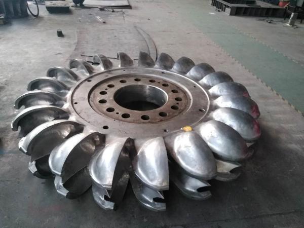 Durabilidade Gerador de hidroturbina de aço 5m-500m Frequência da cabeça de água 50/60HZ Para geração de energia