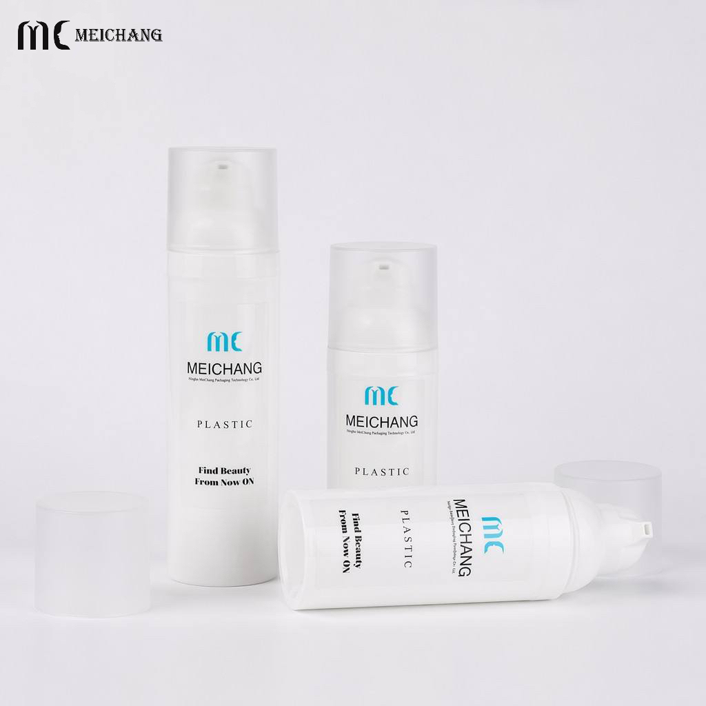 30ml 50ml 75ml Refillable PP Airless Lotion Pump Bottle for Eye Cream and Skincare Packaging(MC-228)