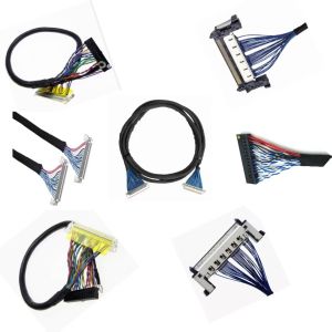 UL Certified Copper Conductor LVDS Cable Assembly for Speed Data Transfer at 105C Temperature Rating