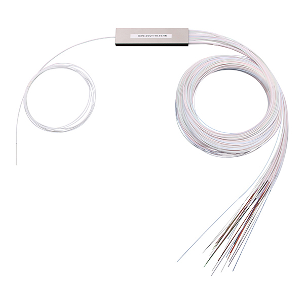 FTTH 0,9mm Mini Steel Tube PLC Splitter 1x16 250μm Волокно без разъема