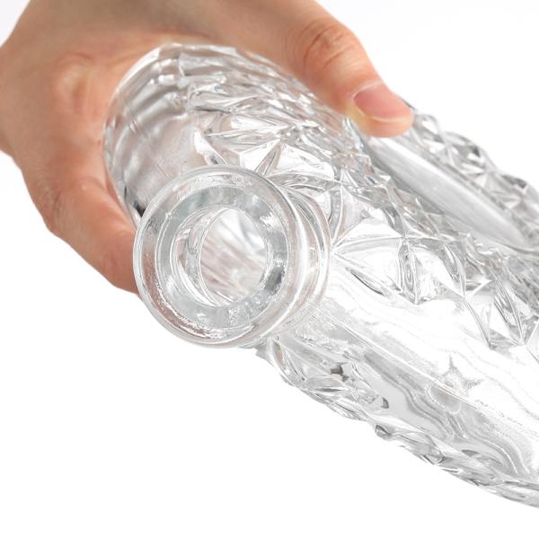 Промышленный напиток 700 мл Стеклянная водка Бутылка виски с алюминиевым пластиковым PP воротником