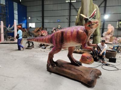 Life Size Simulation Animatronic Dilophosaurus For Jurassic Park