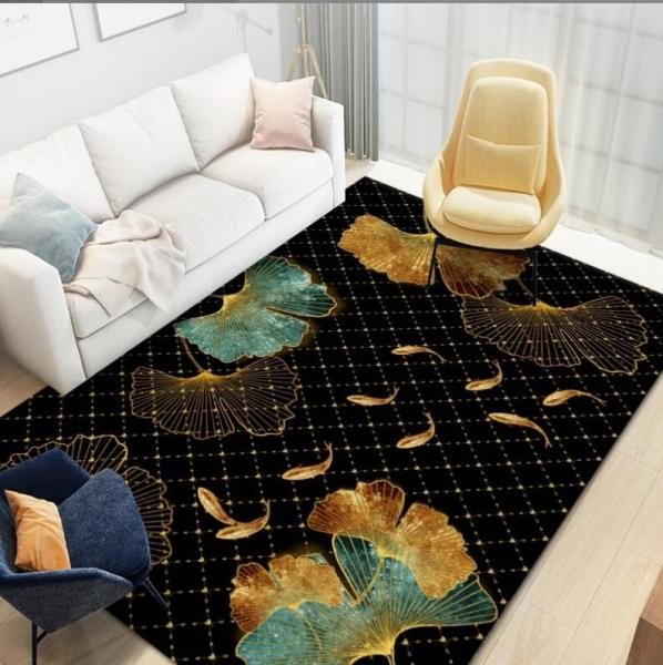 Household Bedroom Living Room Floor Carpet Maple Leaf Patterned Special Style