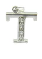 Bracelete de ouro branco 18K com logotipo laser e logotipo gravado