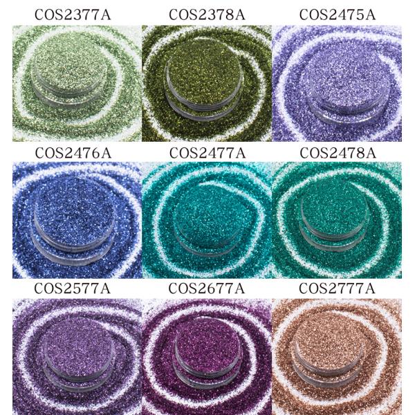 Solvent Resistant Glitter Powder Fashion Highlight Cosmetic Grade for Creative Makeup OEM Acceptable Customizable Free Sample