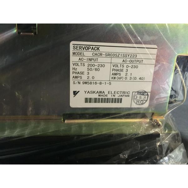 CONTROLADOR 0.3KW 200VAC DA LINHA CENTRAL DO SERVOCONTROL SERVOPACK DE YASKAWA CACR-SR03SZ1SSY223