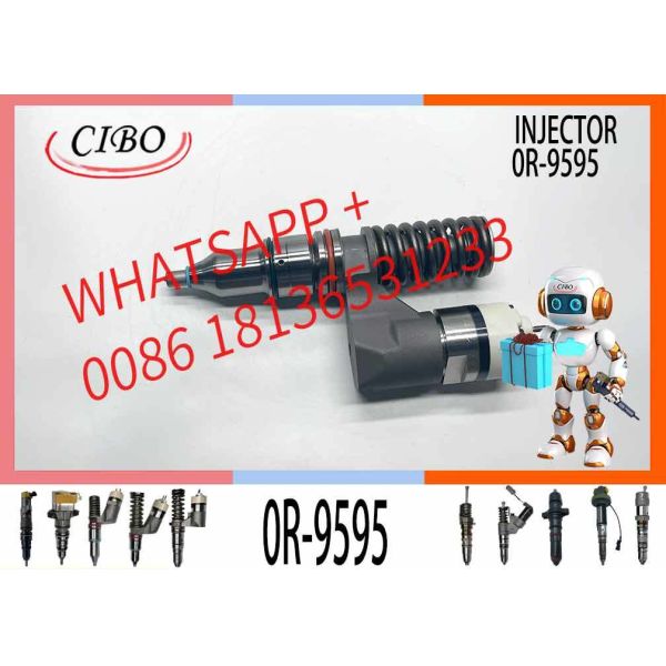 Quality - Tested Fuel Injector 153-7923 0R-9595 C12 1537923 0R9595 Common Rail Injector for 3176B Excavator