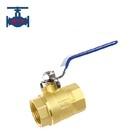 Manual Two-Piece Threaded Copper Ball Valve with 18 Months Warranty for Steam Applications