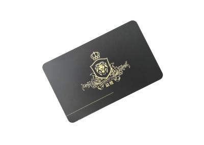 Laser Engrave Matt Black Metal Business Cards Magnetic Stripe Supermarket Vip QR Code Credit Card