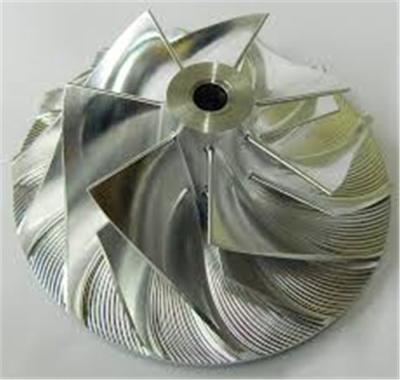 Marine Ship Turbo Compressor Wheel , Holset Compressor Wheel Forward Rotation