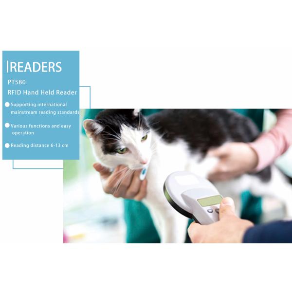 Support Reading Barcode RFID Microchip Scanner