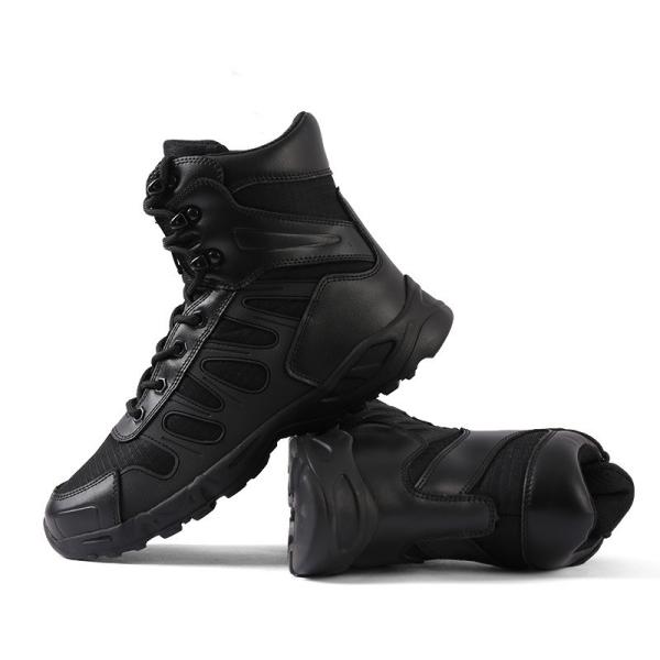 Botas militares táticas masculinas Botas masculinas de combate no deserto Botas de caminhada ao ar livre Botas e tornozelos.