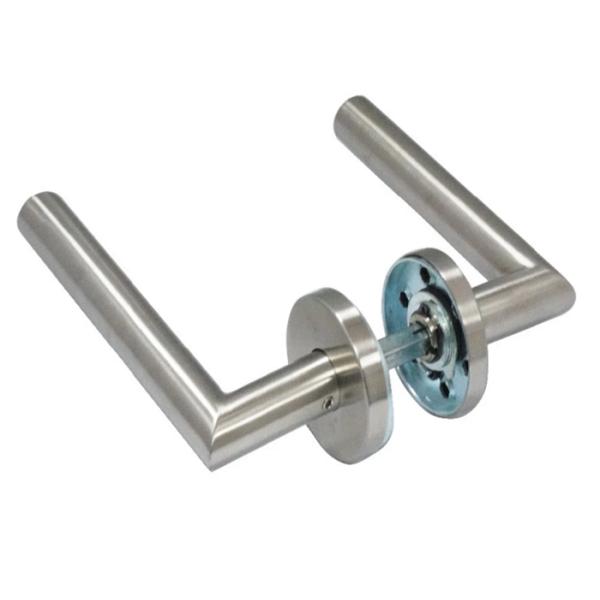 La porte commerciale moderne d'acier inoxydable de poignées de porte lève à l'aide d'un levier le poids léger