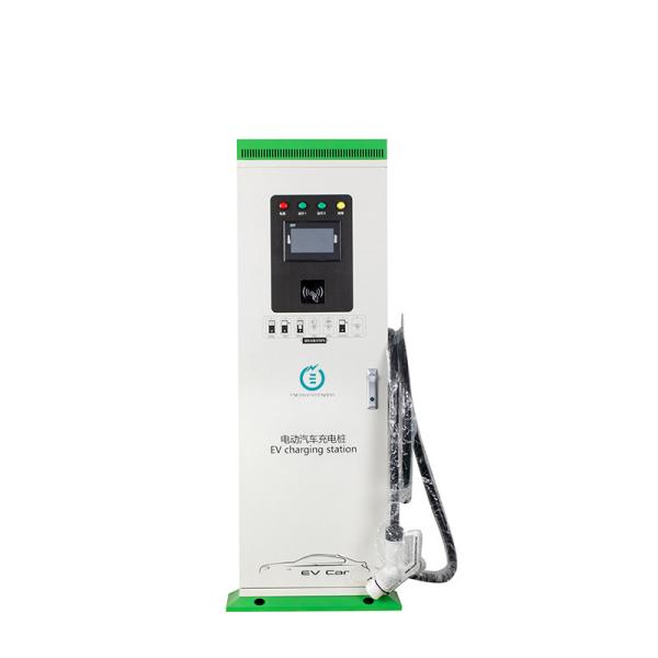 Ground Pole Mounting Electric Vehicle Charging Station 30KW ODM OEM