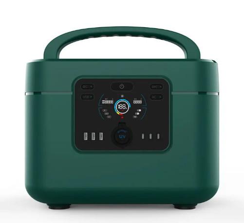 350W Portable Power Station Backup Lithium Battery With Led Lighting Solar Generator For Outdoors Camping Travel Emergen