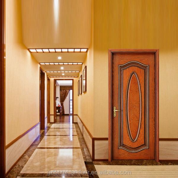 RoHS 205cm Height Front Solid Wood Door PU Painting For House