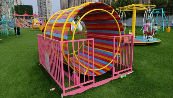 Naughty Castle Amusement Park Happy Drum Roller for Kids