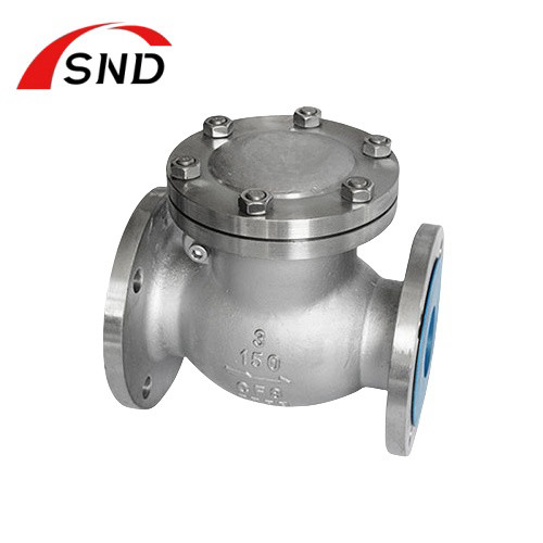 Stainless Steel DN150 Check Valve OEM 2500LB Pressure Flanged Valve