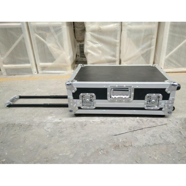 Customized Aluminum Trolley Flight Case Plywood Road Case with Small Wheels