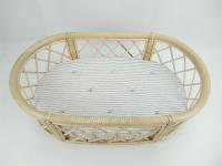 Brinquedos para cães em tecido 100% poliéster 25 x 16 cm cesta de dormir para cães algodão PP
