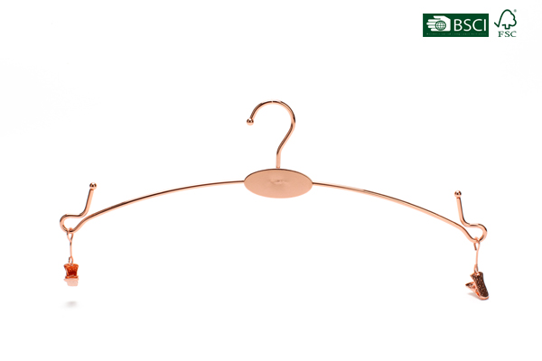 Betterall Chinese Luxury Copper Lingerie Rose Gold Hanger for Underware