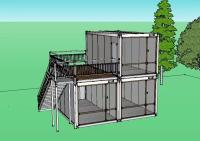 Container avec salle de bains