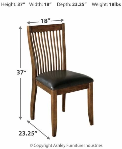 Dining Side Wooden Dining Room Chairs Comb Back Brown Base And Black Upolstered Seat