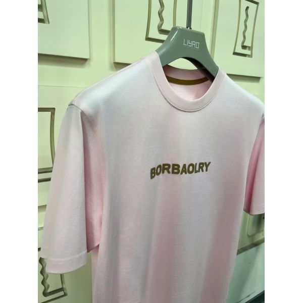 Men's High Quality Regular Fit Short Sleeve T-Shirt with Custom Logo Printed Using DTG Technology