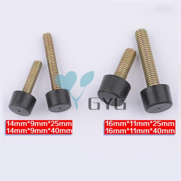 エレベーターの諸室戸の緩衝ブロック、鉄のブロックが付いているANTI-COLLISIONパッドのRUBBER-COATEDボルト