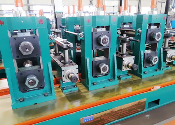 Cold Roll Forming Carbon Steel Pipe Mill , Square Tube Manufacturing Machine
