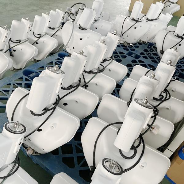 High Flow Water Cannons on Water Truck 24V Fixed Cannon with External Electric Battery Capacity