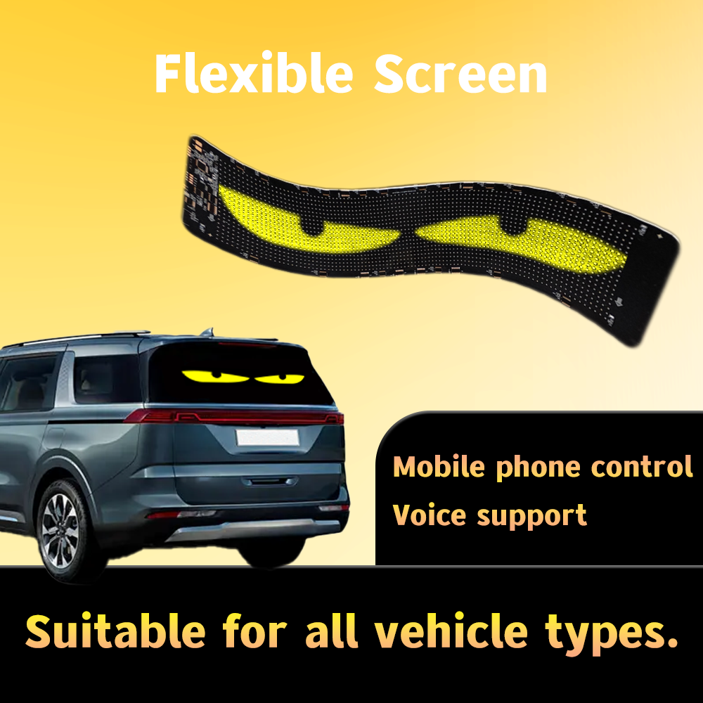 Customizable Size Truck Car Window Led Display Multi Color Control 10W 5V 12A