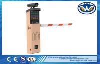 Barrera automática de estacionamiento de automóviles con sistema de reconocimiento de matrícula para estacionamiento