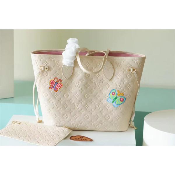 La partie a stigmatisé des dames monogramme Empreinte de Neverfull millimètre de sac à main avec la marqueterie de fleur