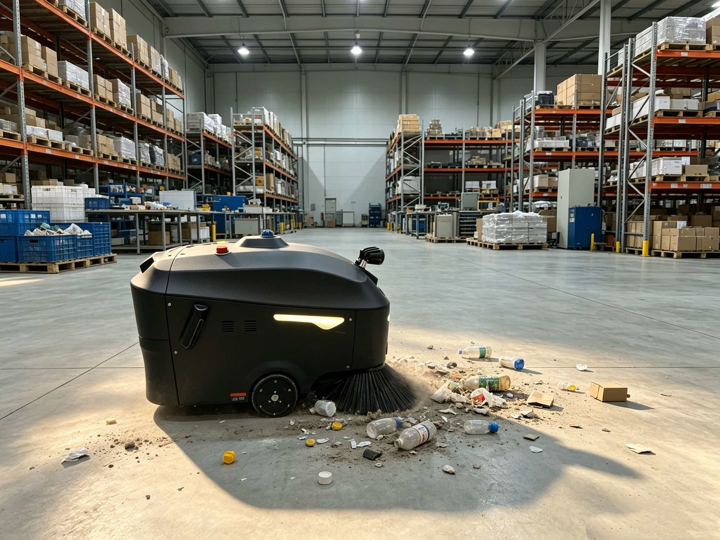 Boost productivity with a commercial sweeper robot that takes over routine floor maintenance tasks