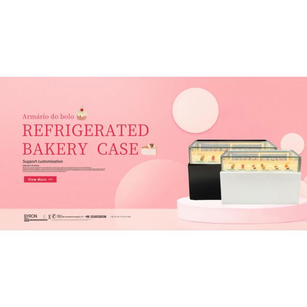 Merchandiser Cake Display Freezer Countertop Bakery Display Case Refrigerated