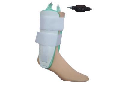 Air Foam Stirrup Medical Ankle Brace Support With Pump Plastic Shell Material