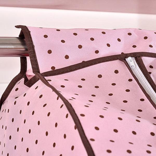 Bolso a prueba de polvo no tejido reciclable de la cubierta del traje del bolso del almacenamiento de la ropa de la limpieza en seco