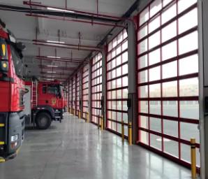 Watertight Aluminum Double Glazing Commercial Wholesale Double Insulated Glass Garage Doors