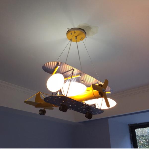 Kids Room Lamp For Children Chandelier E27 Airplane Hanging Lamp ceiling lights for bedroom（WH-MA-147)
