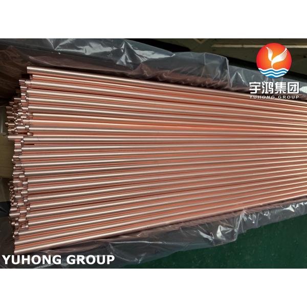 Tubos de cobre con aleta baja fosforizados para condensadores de agua de mar