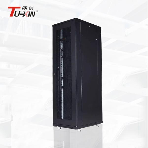 Dustproof Floor Standing Data Cabinet , IP20 Protection Data Center 42u Server Rack inTUXIN