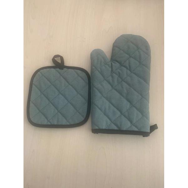 Baking BBQ Grill Cooking Oven Mitts And Pot Holder Set Multifunctional