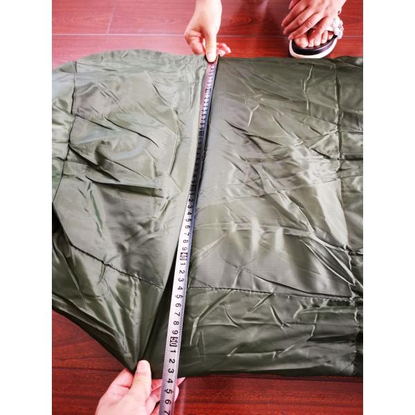 спальные мешки горы перемещения полиэстера 190T 230x80x50CM изготовленные на заказ черные оранжевые водоустойчивые