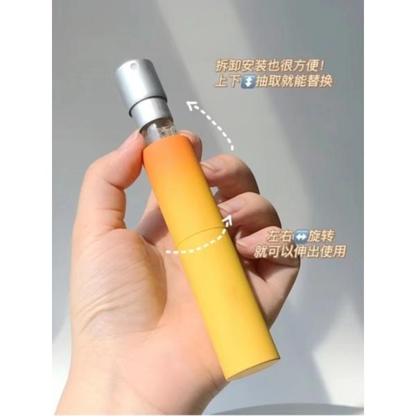 Economical Custom Design 8ml Aluminium Twist Spray Bottle for Perfume and Mouth Freshe